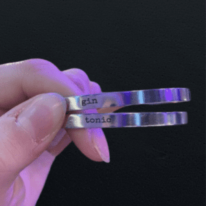 Set - Dvojica celokovových náramkov